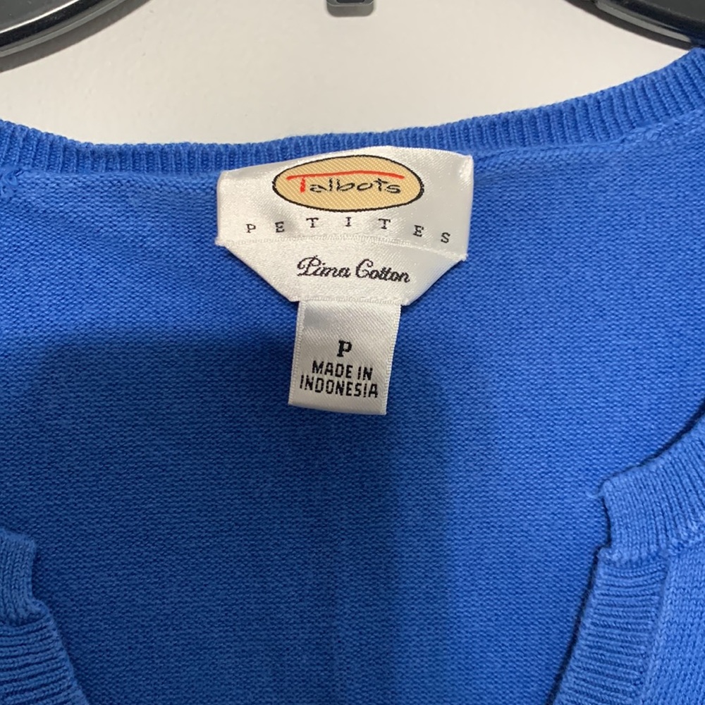 Talbots Blue Sweater - Picture 2 of 5